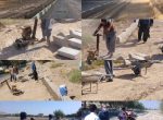 عملیات عمرانی زیرسازی پیاده رو های بلوار امیر کبیر به روایت تصویر