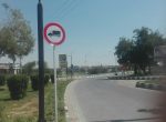 نصب تابلوهای ترافیکی  ورود کامیون ممنوع در معابر سطح شهر
