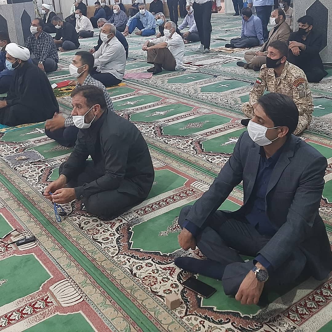 حضور شهردار کهن شهر شوشتر در اولین نماز جمعه عاشورائیان و حسینیان در روز اول محرم