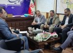 جلسه شهردار کهن شهر شوشتر با مدیران بانک ملی شهرستان شوشتر